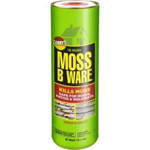 Moss B Ware Moss Killer Granules for Roofs and Walks. 3 lbs. 3,000 sq. ft.